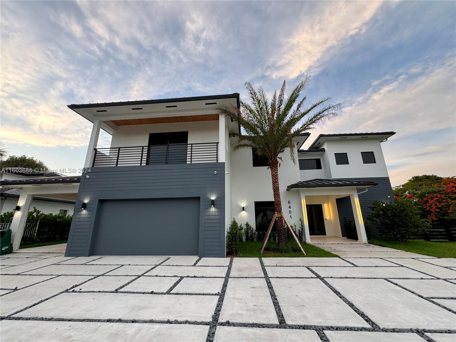 a house with a outdoor space