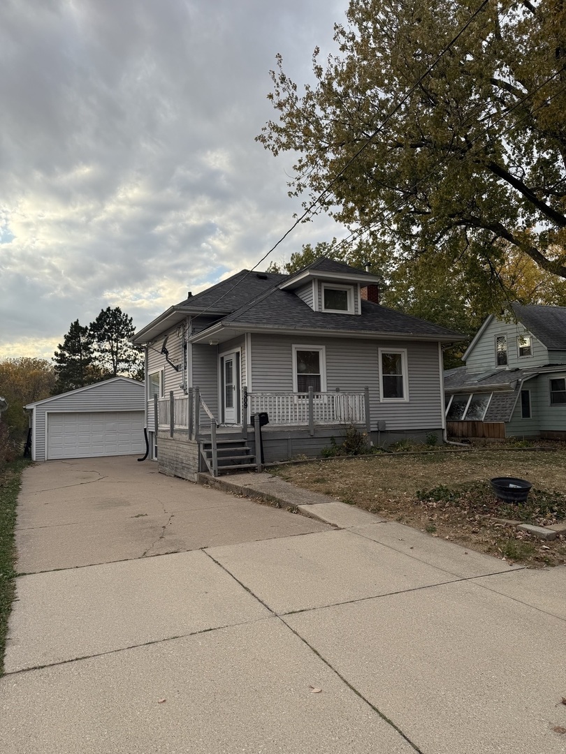 a view of a house with a patio