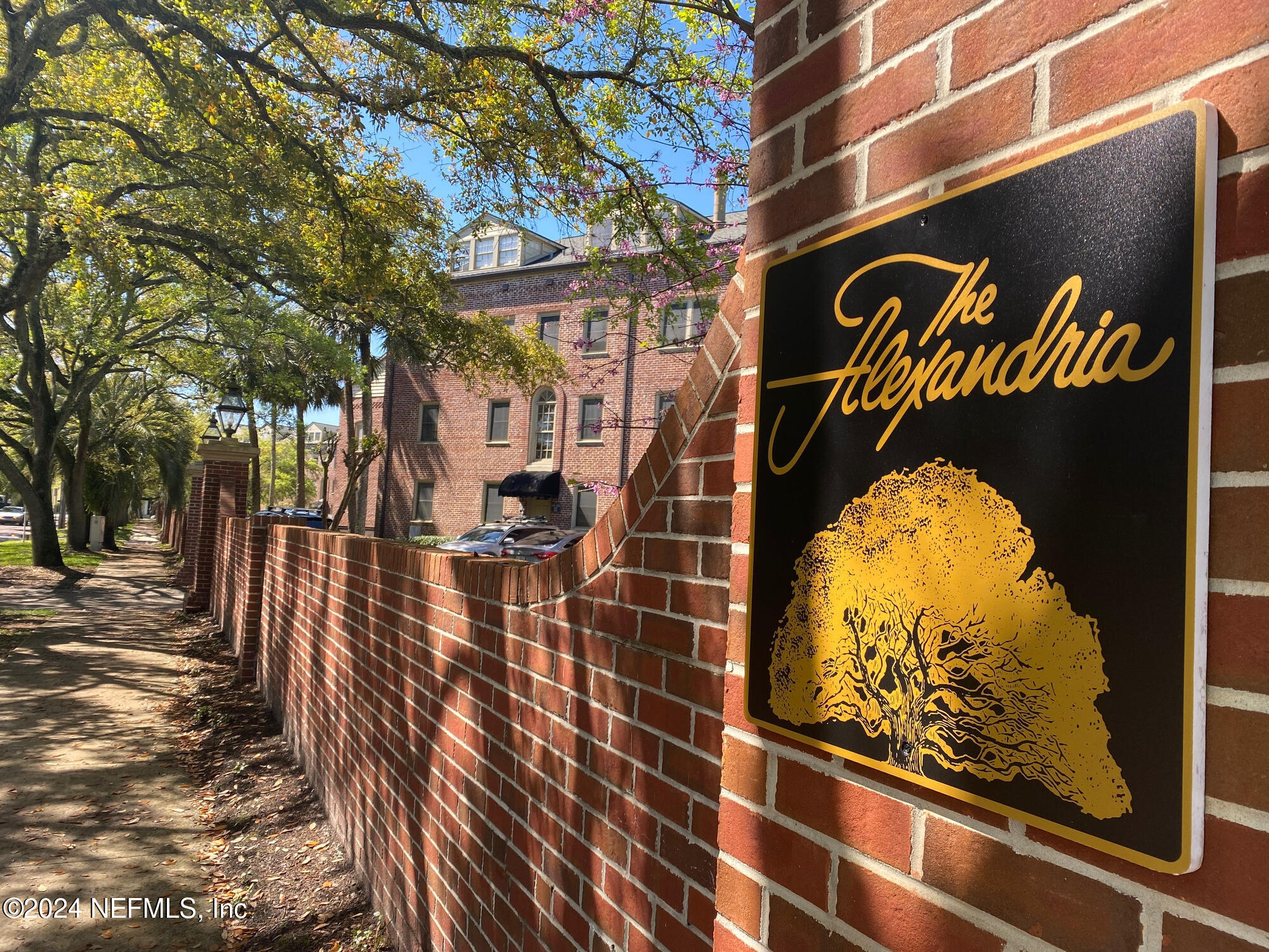 The Alexandria - Brick Entry Wall