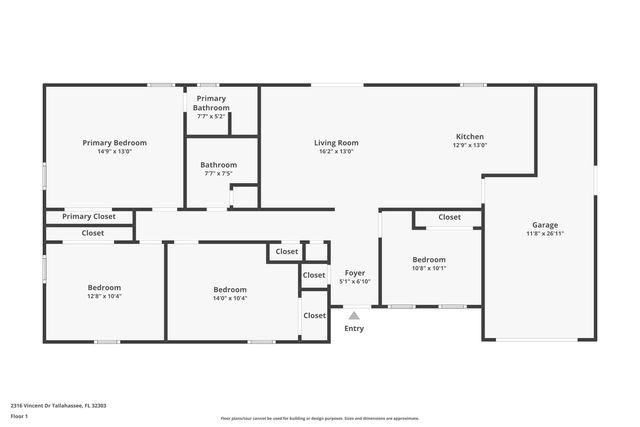 $259,000 | 2316 Vincent Drive | Tallahassee