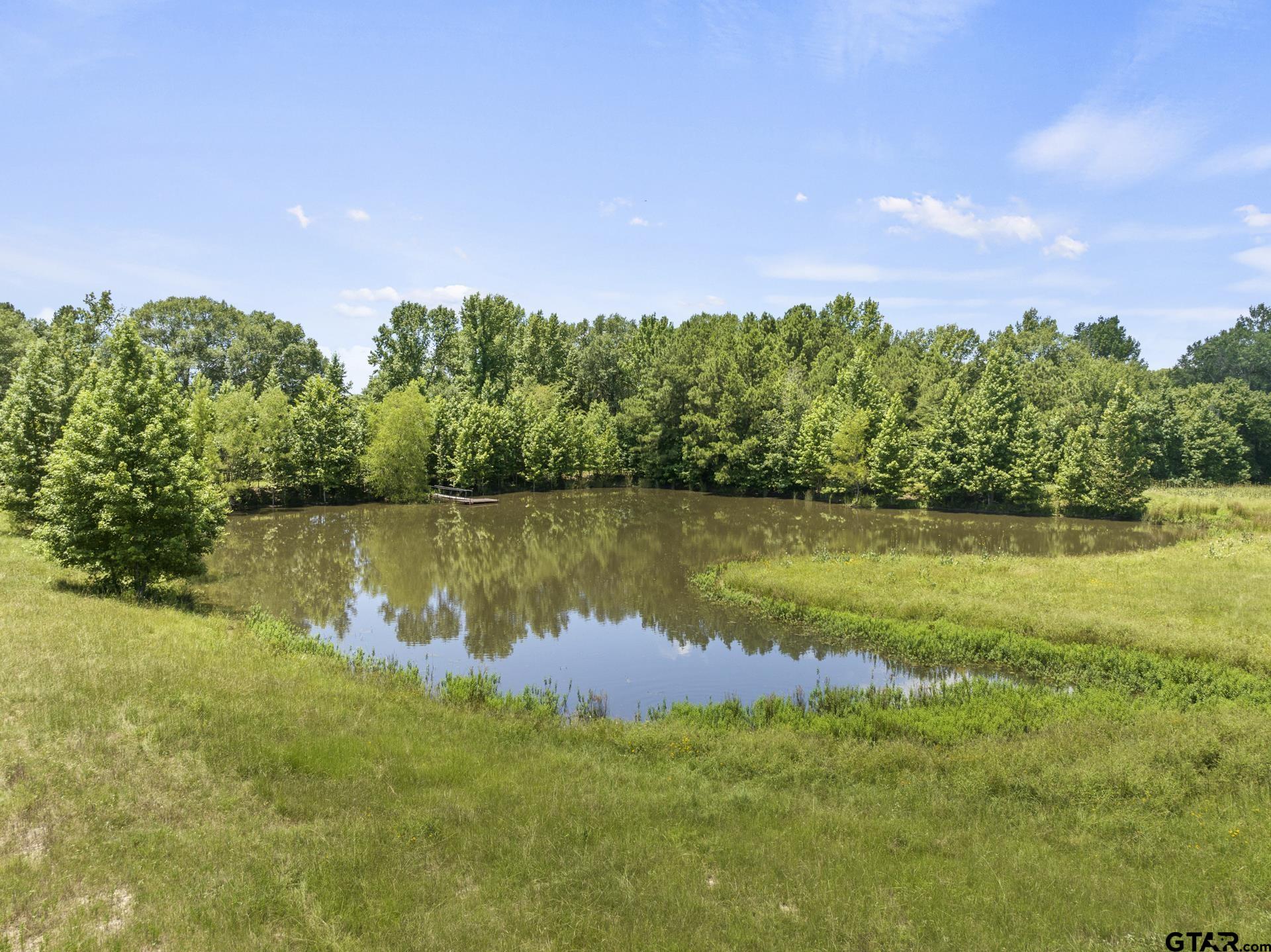 a view of a lake and outdoor space