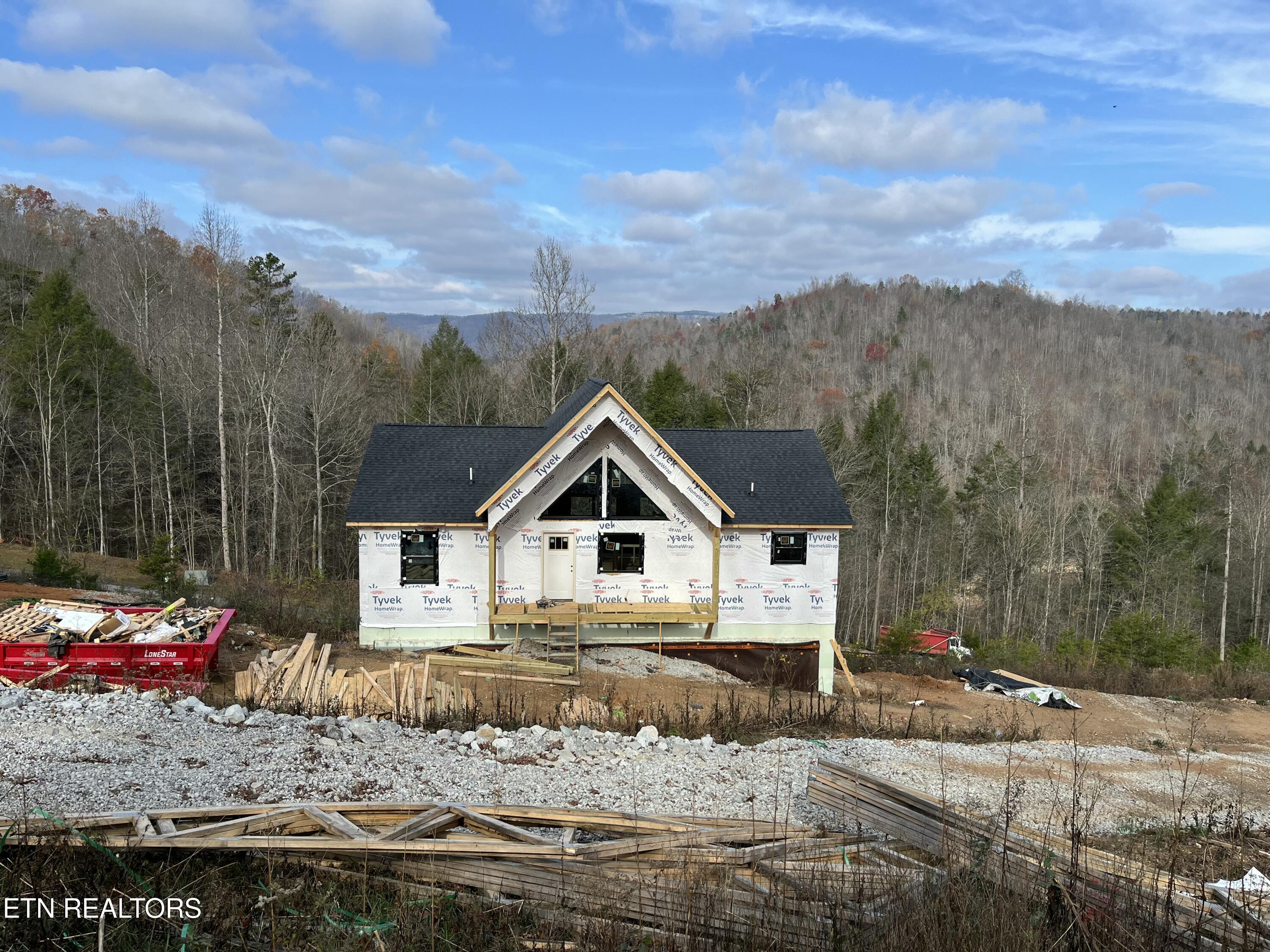 From elevation of actual home