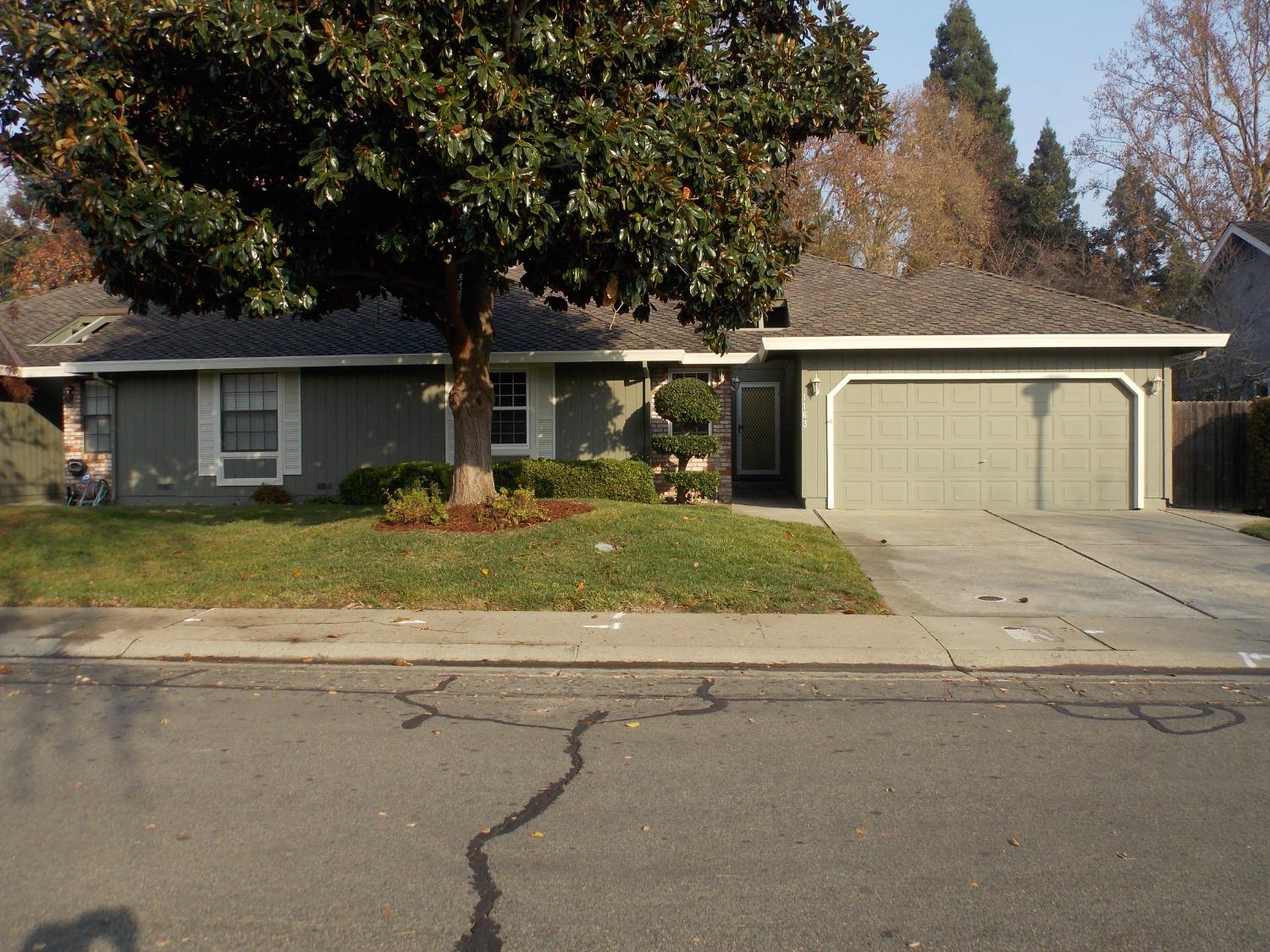 front view of house with a yard