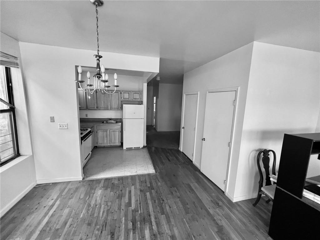 View of 2nd floor kitchen from dining area