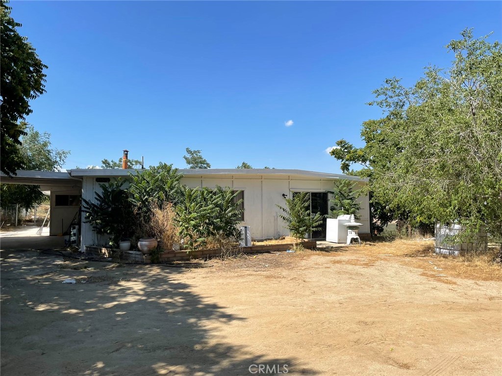 a view of a house with a patio