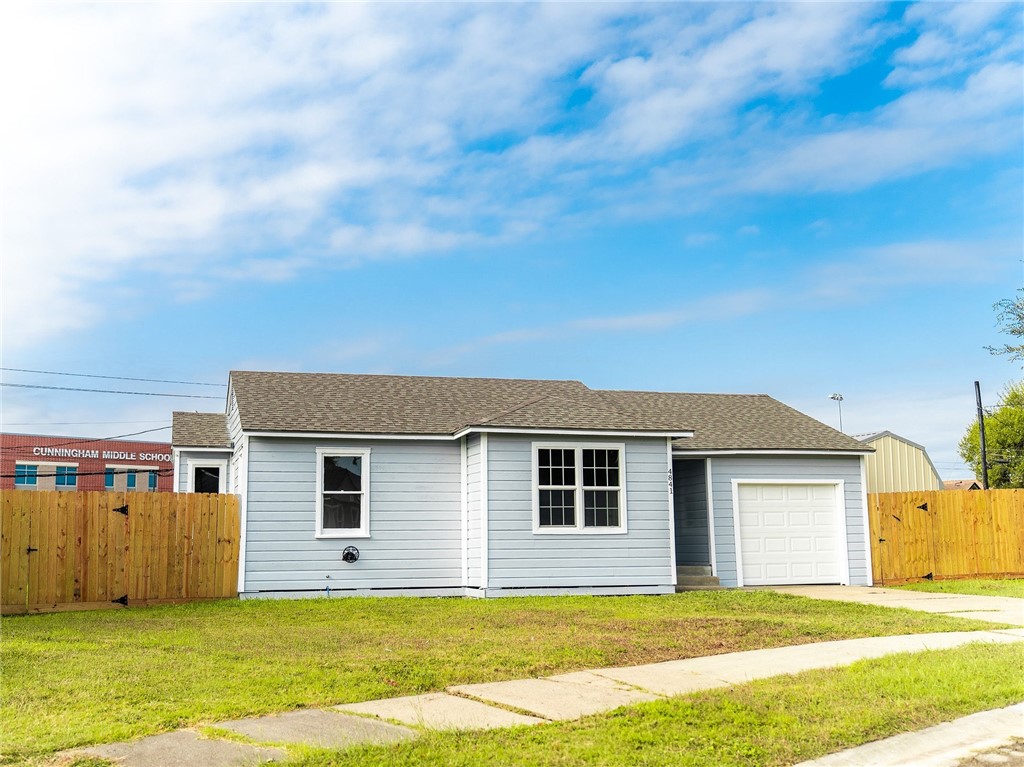 a view of a house with a patio