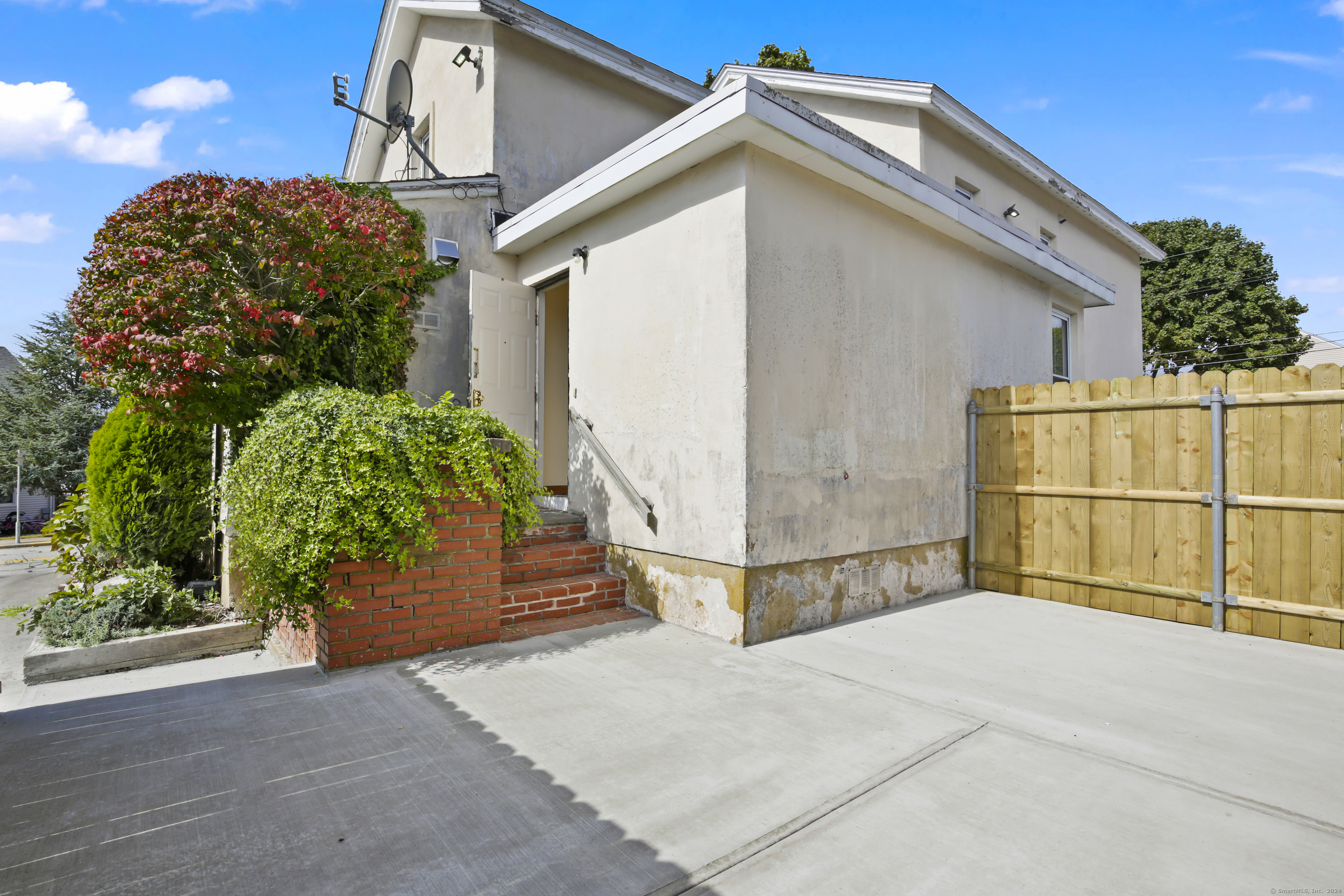 a house with a outdoor space