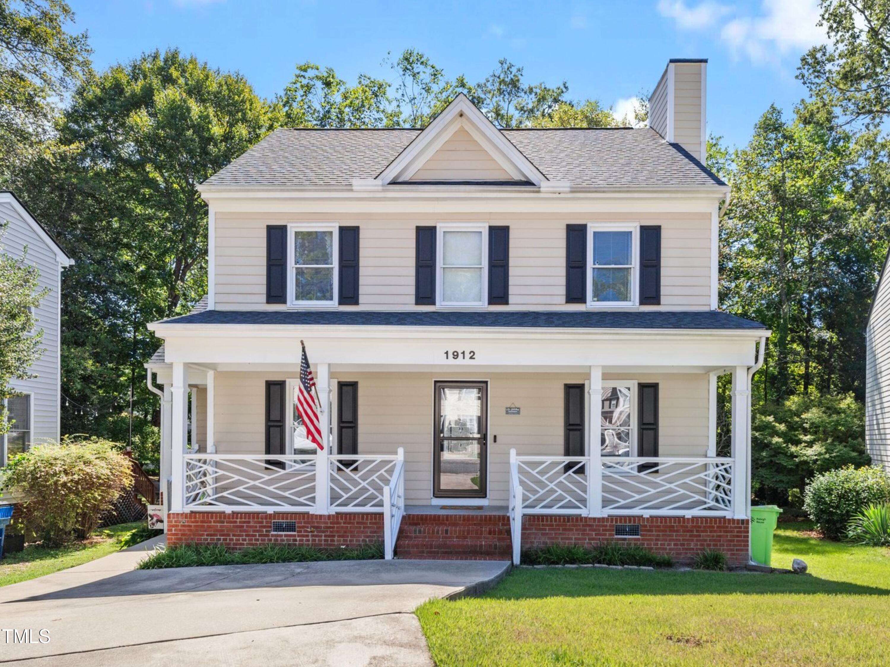 front view of house with a yard