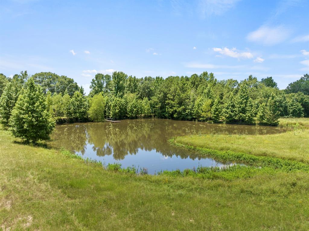 a view of a lake and outdoor space