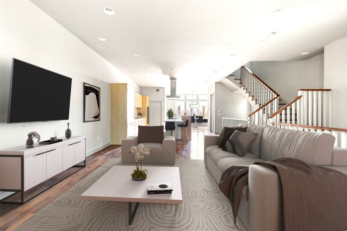 Living Room, Virtually Staged