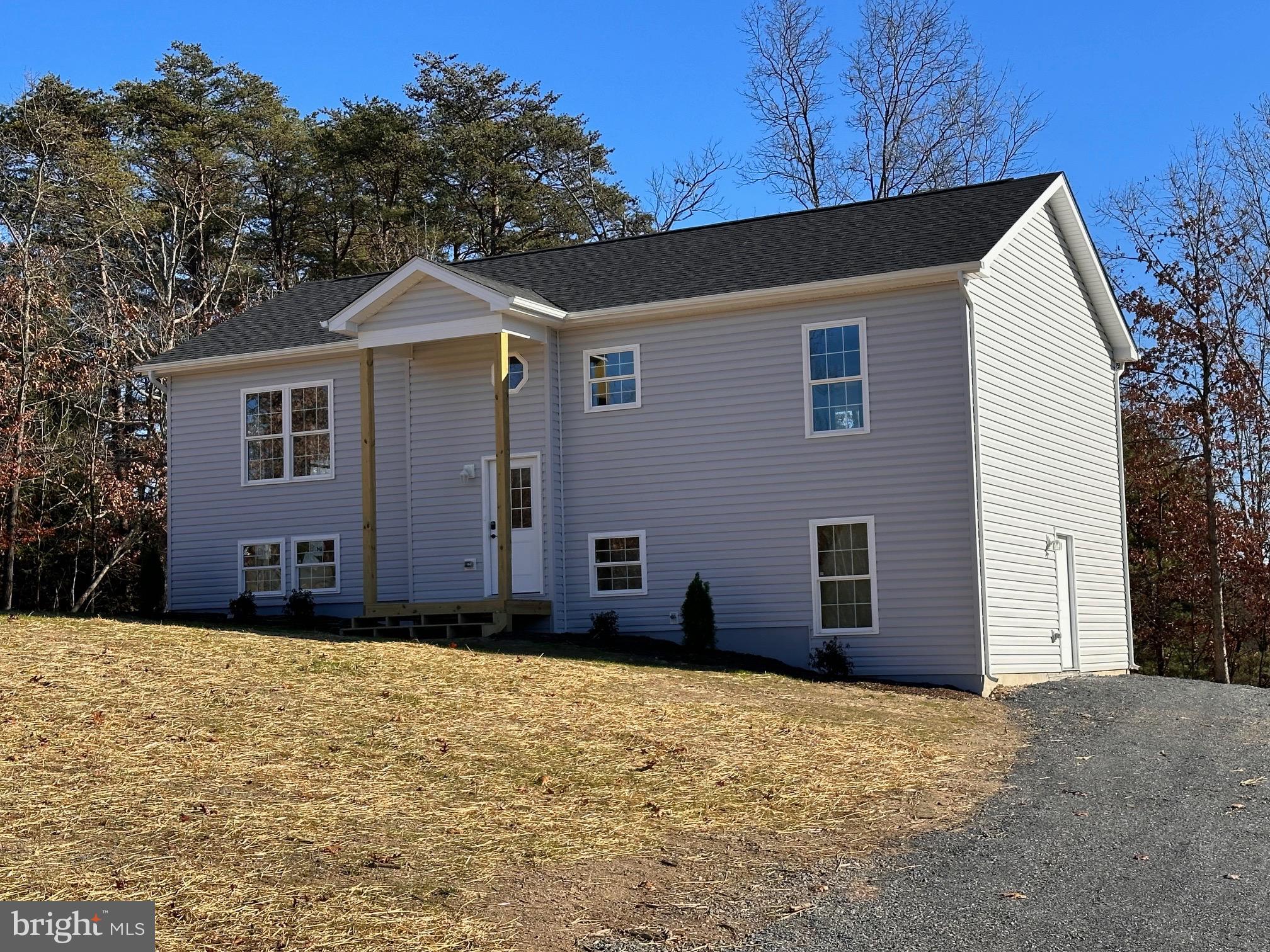 a front view of house with yard