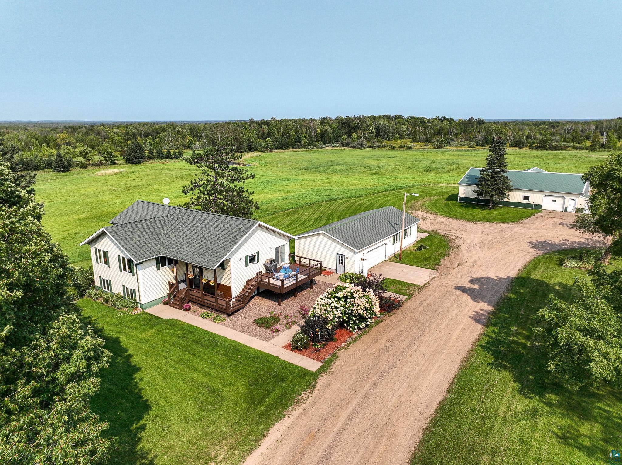 Drone / aerial view with a rural view