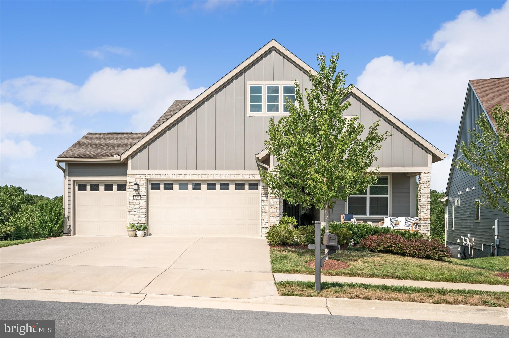 Front Exterior--3 car garage