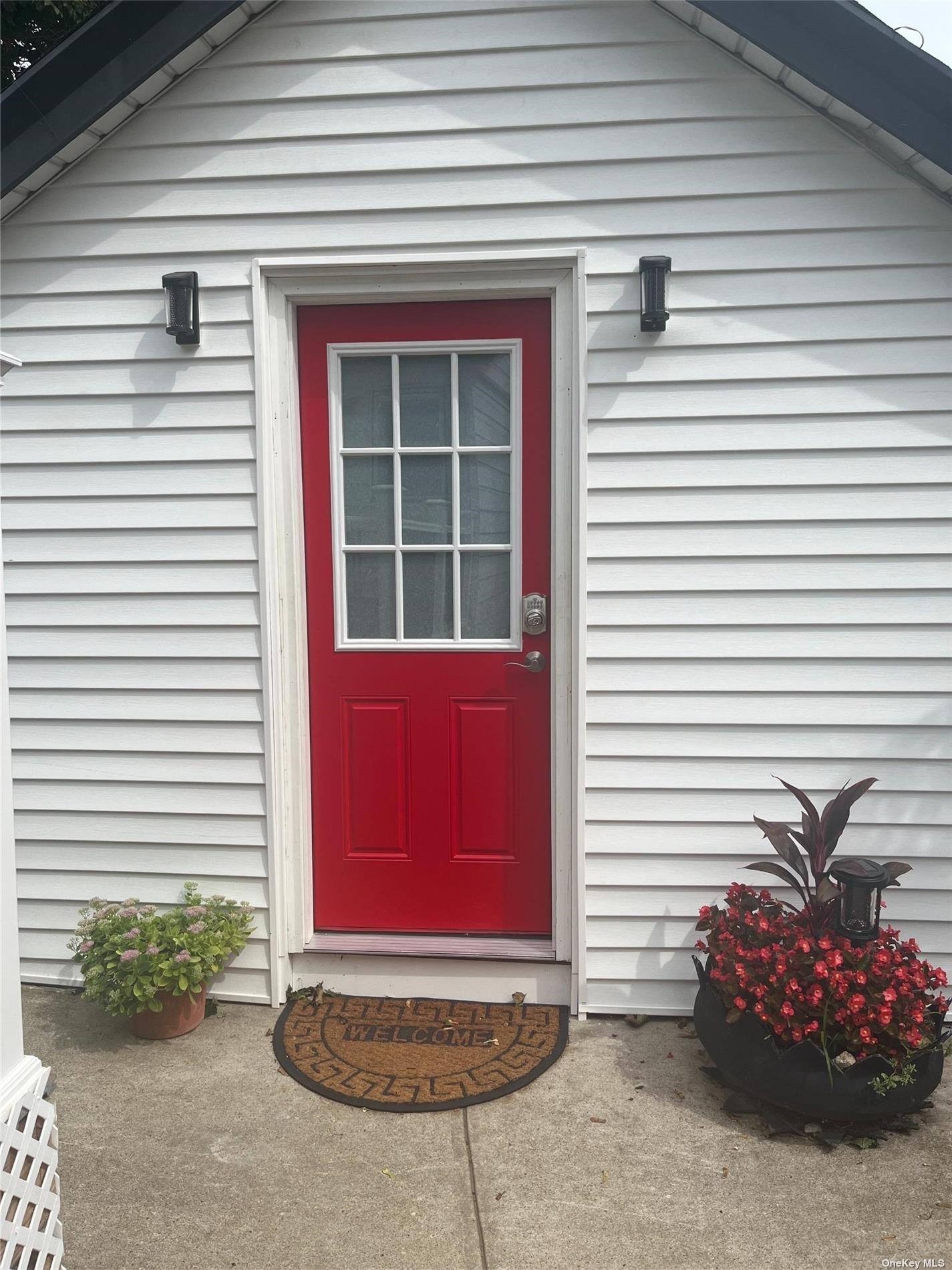 a front view of a house with a garage