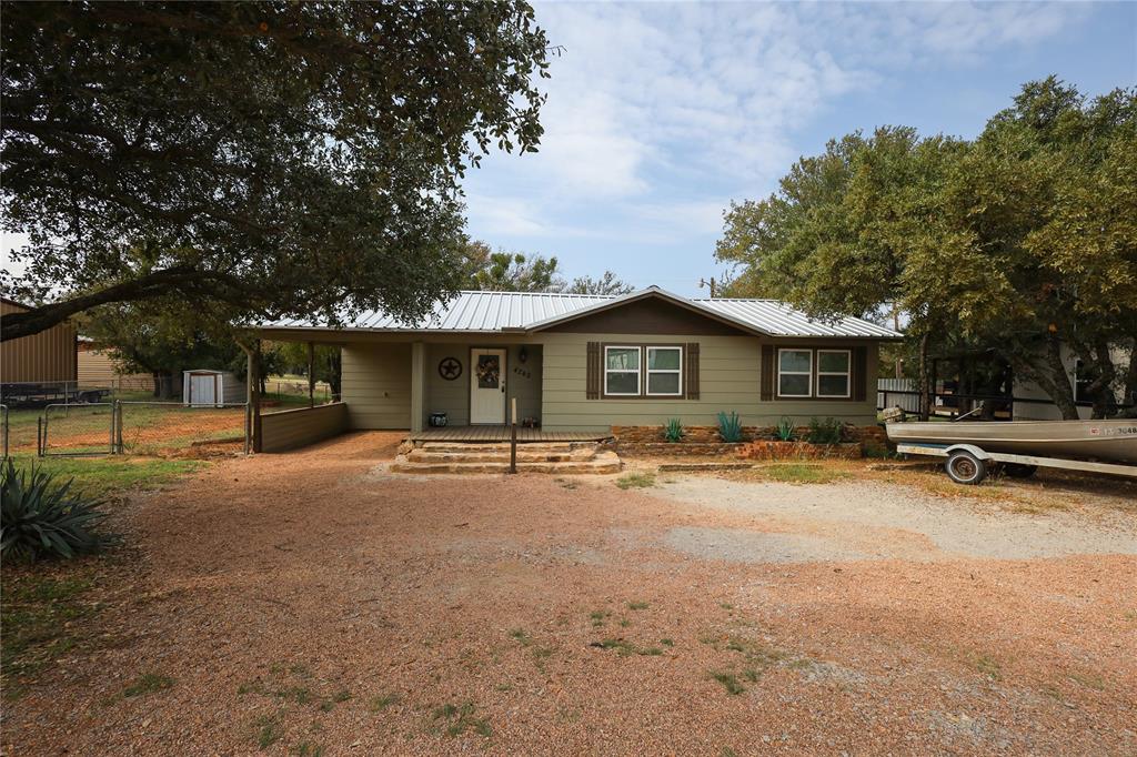 a view of a house with a patio