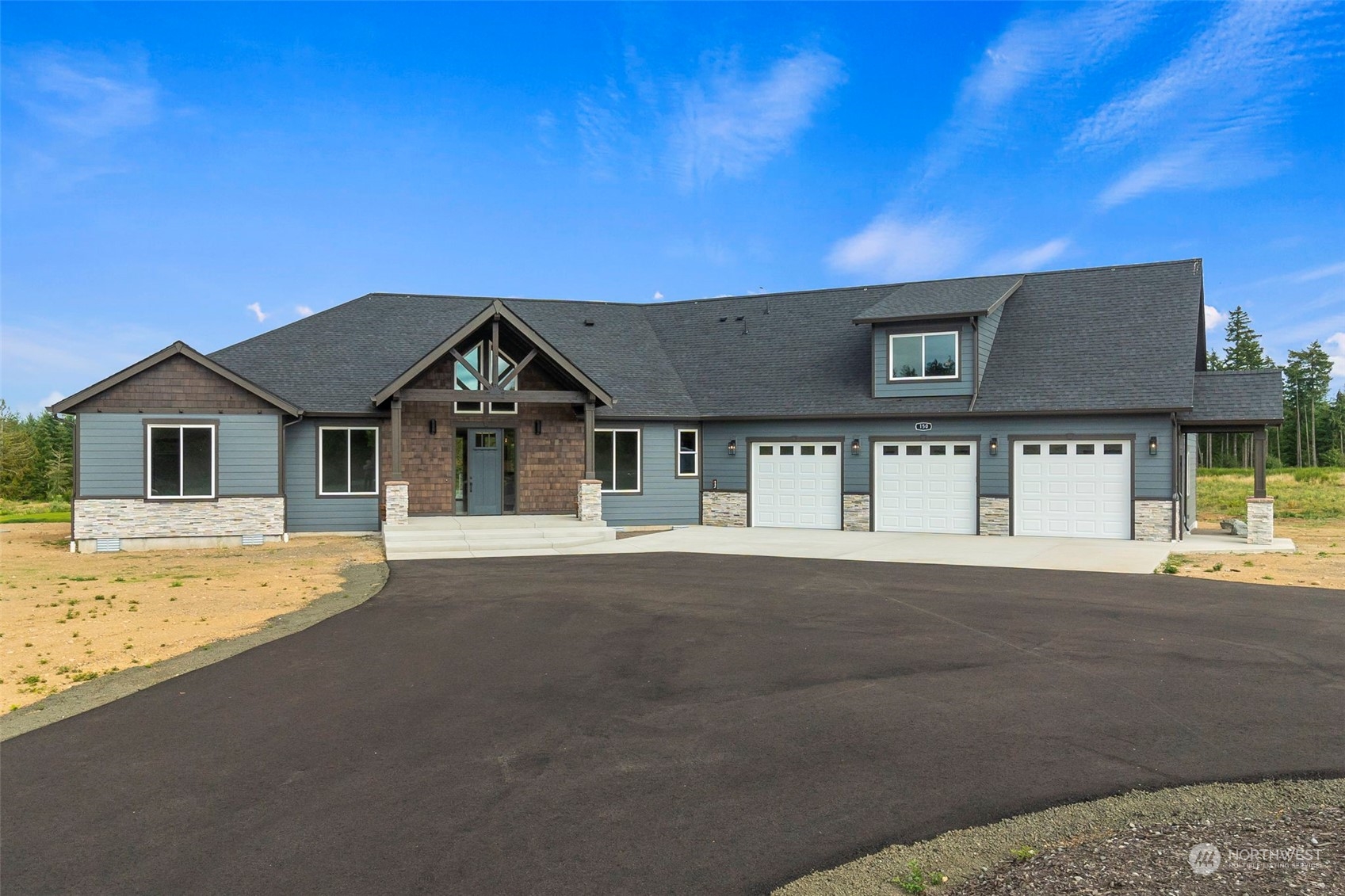 a front view of house with yard