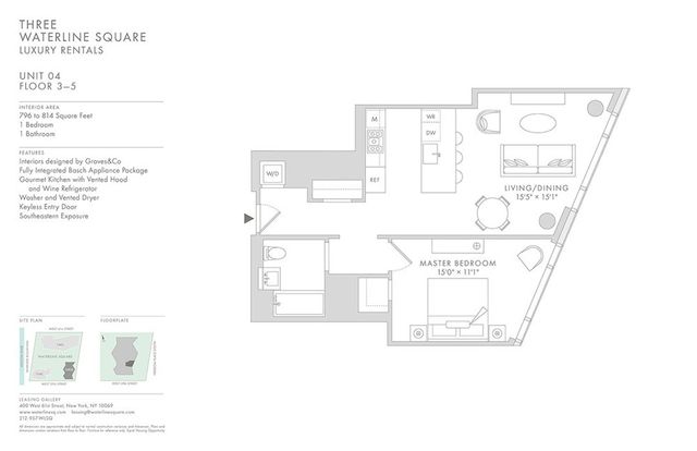 $6,500 | 635 West 59th Street, Unit 404 | Upper West Side