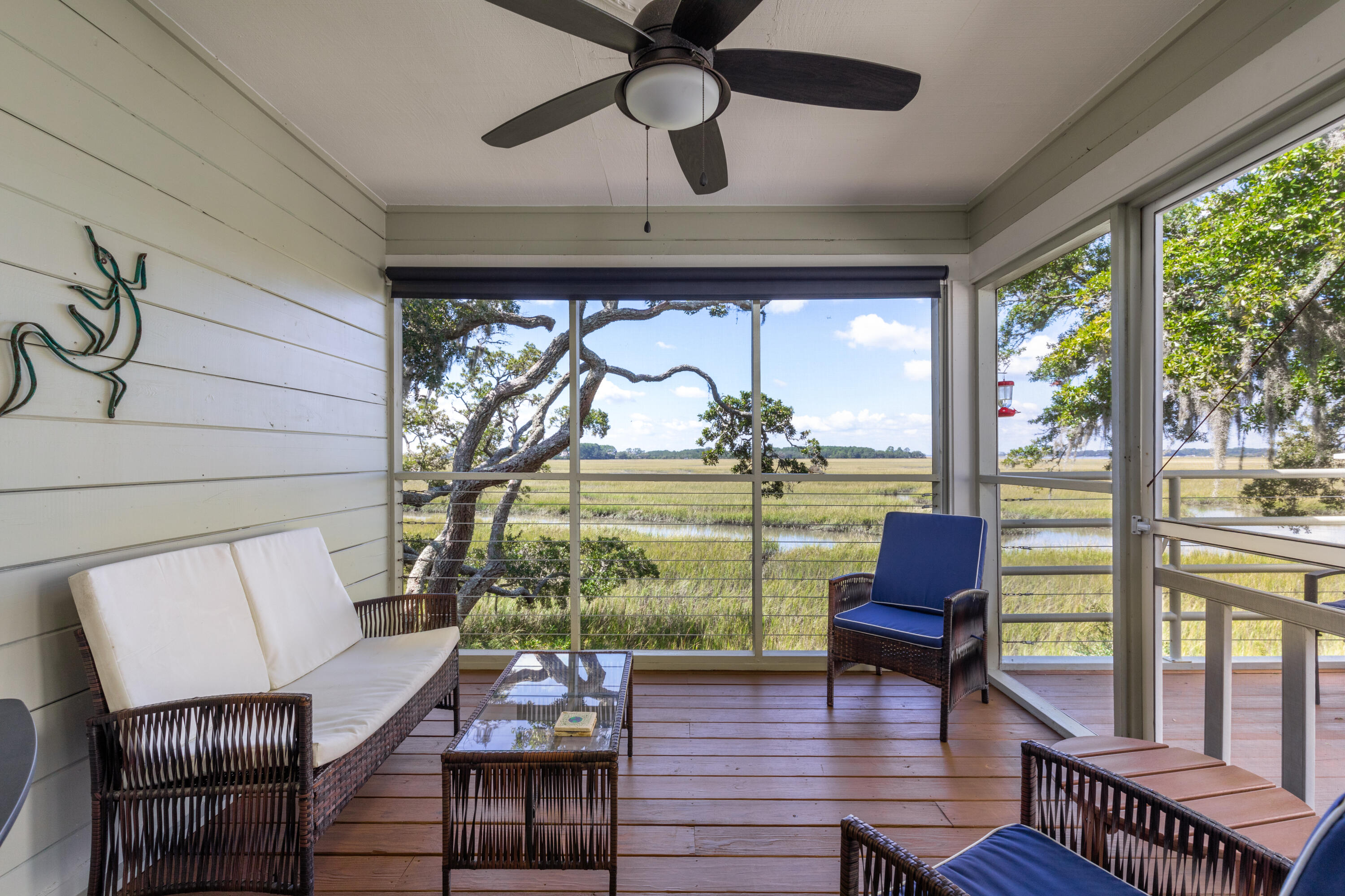 The view from screened porch