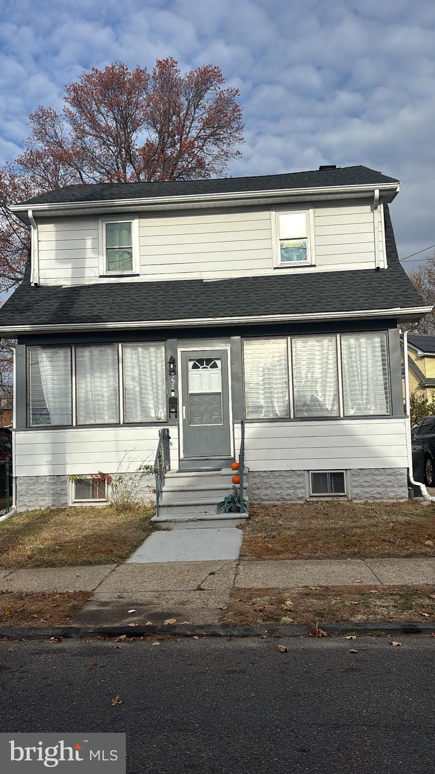 a view of a house with a window