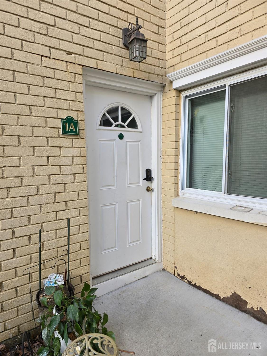 a view of front door of house