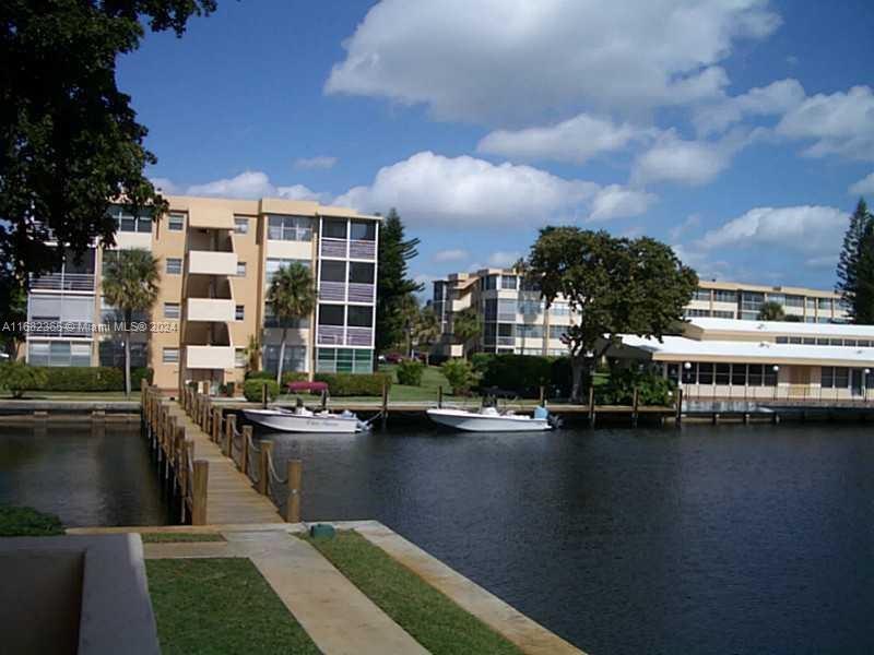 a view of building with lake view