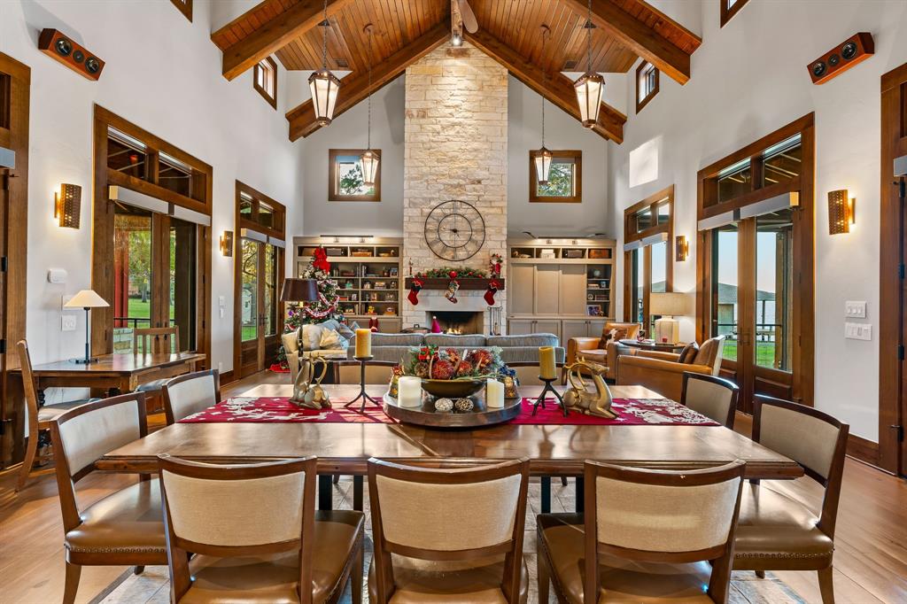 Imagine entertaining family and friends in this Hallmark worthy space