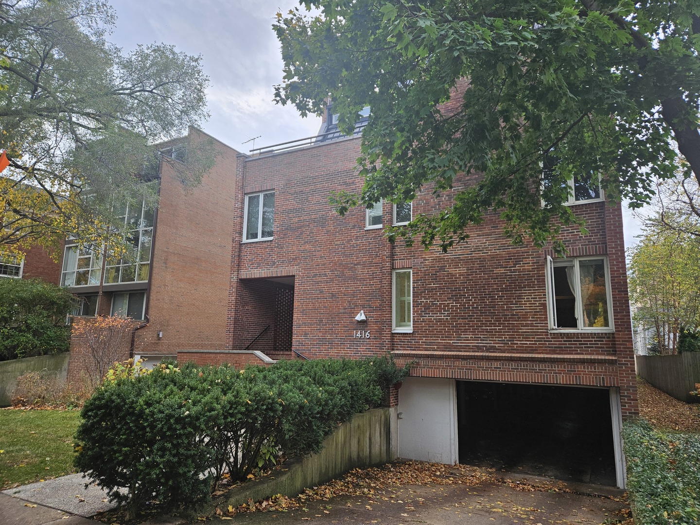 front view of house with a small yard