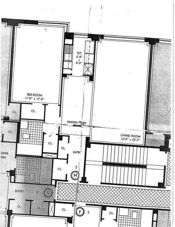 a view of a balcony with floor to ceiling window