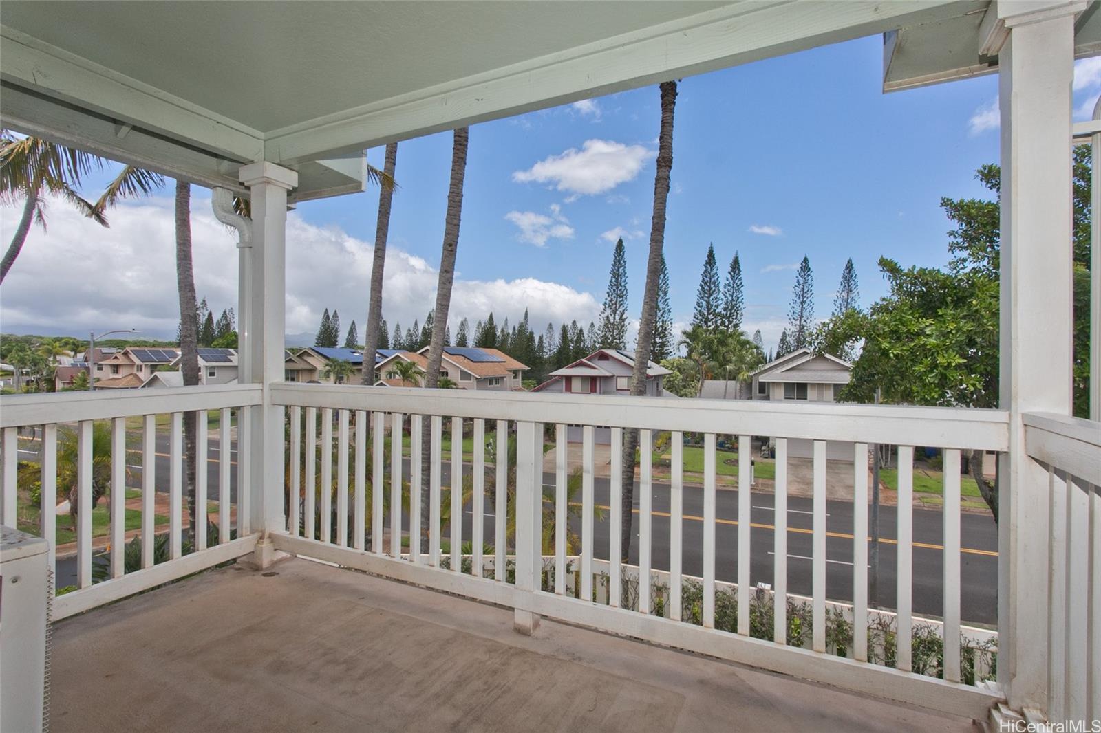 a view of a balcony