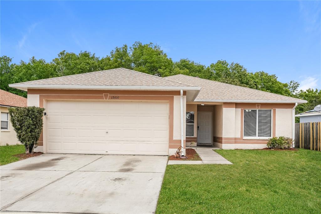 front view of house with a yard