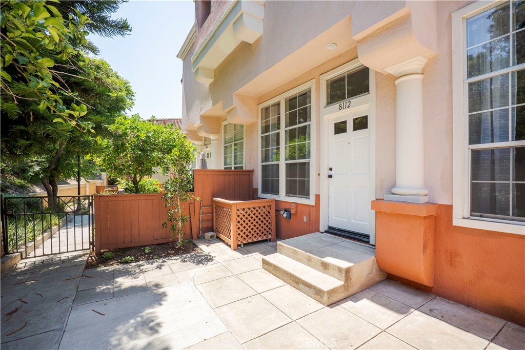 Front door & patio