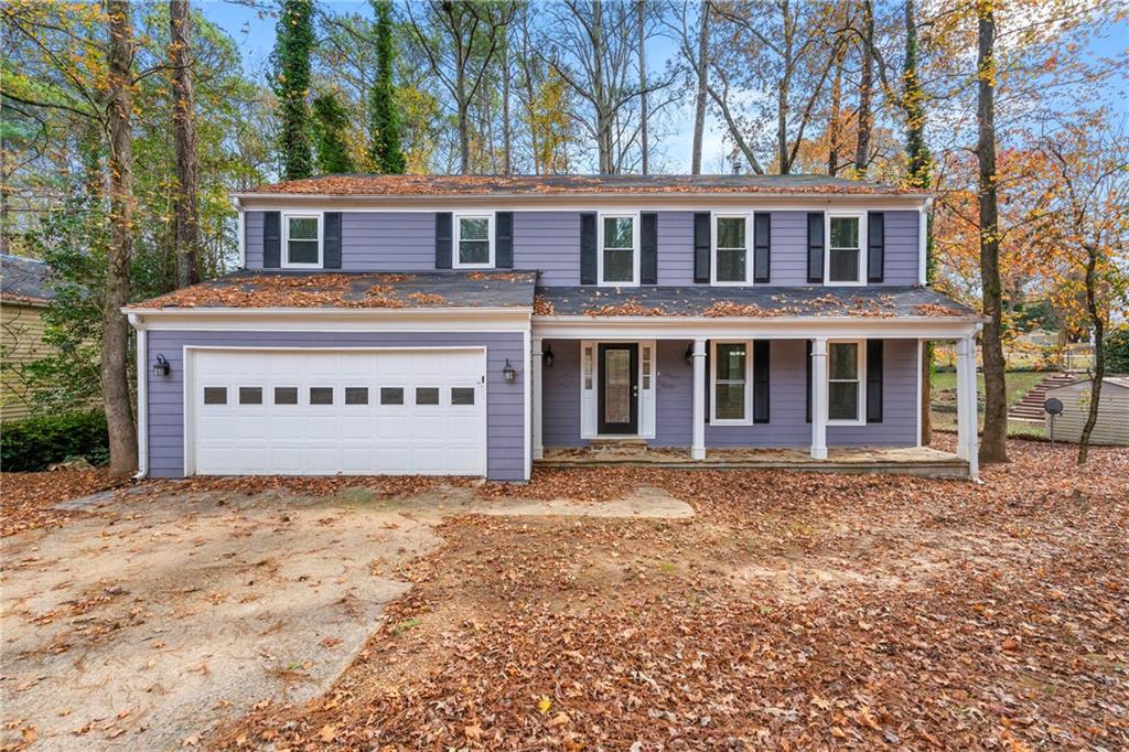 front view of house with a yard