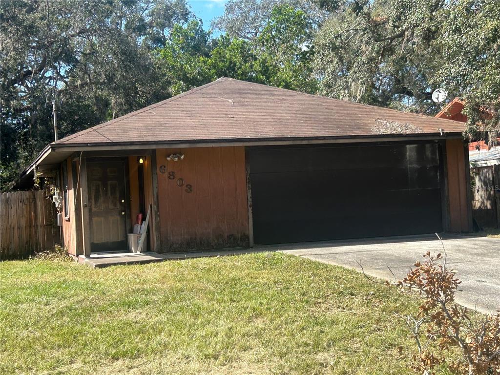 a front view of house