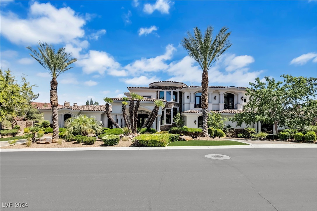 Estate custom home located on oversized lot.