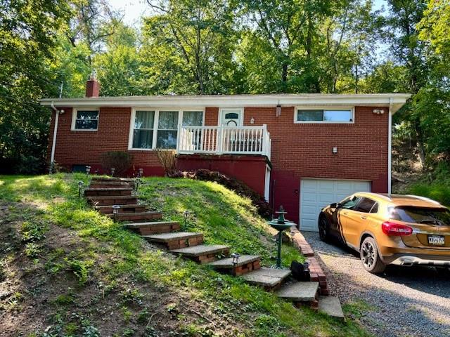 front view of house with a yard