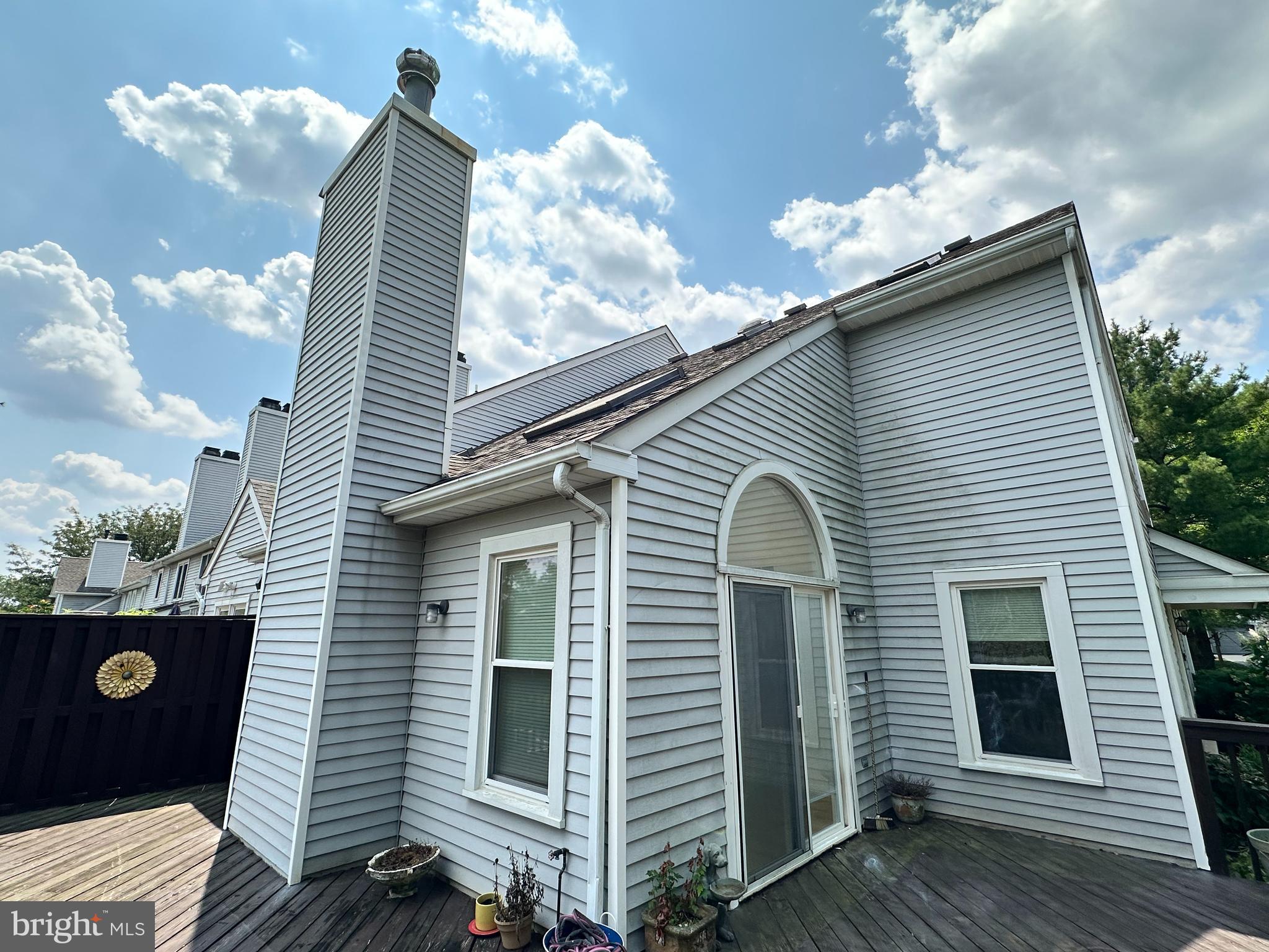 a view of a house with a balcony