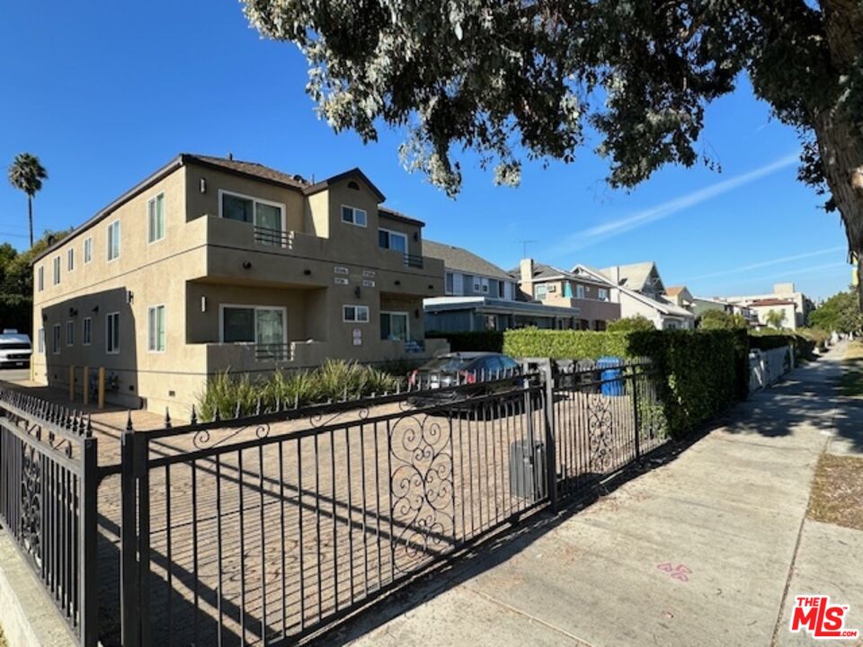 a view of a house with a balcony