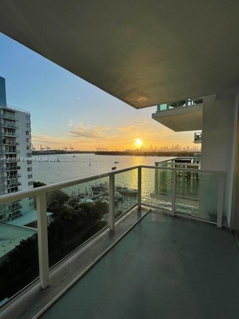 a view of a balcony