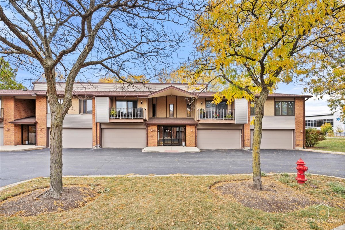 a house with trees in front of it