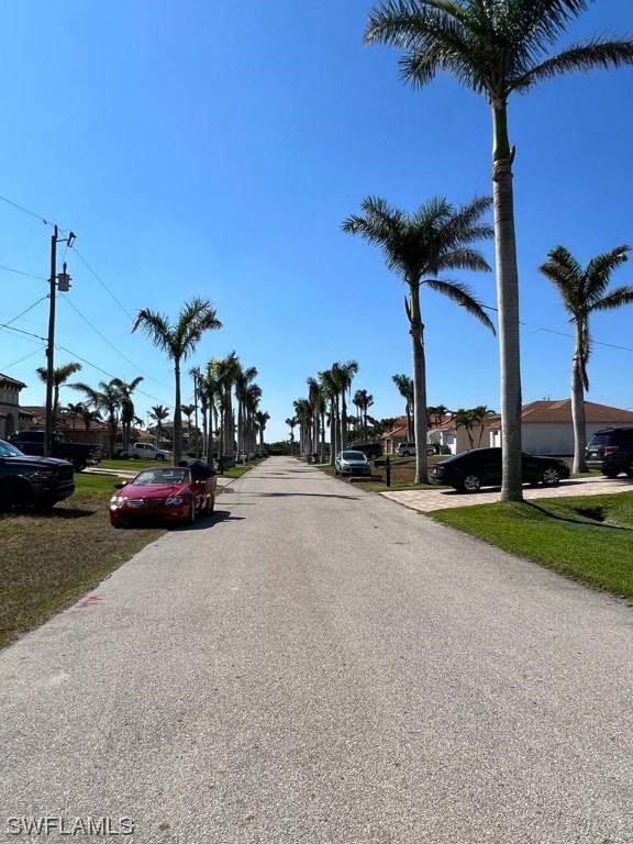 a view of a street