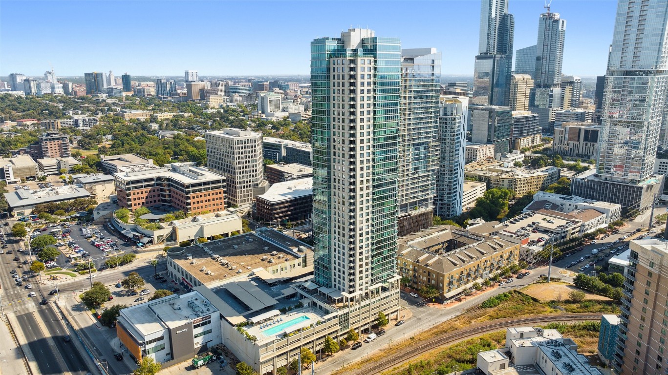 Drone photo of building