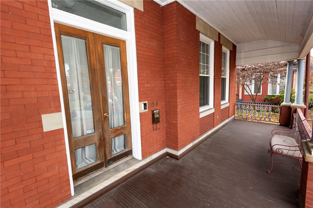 Front door - Unit 1 first floor - front porch