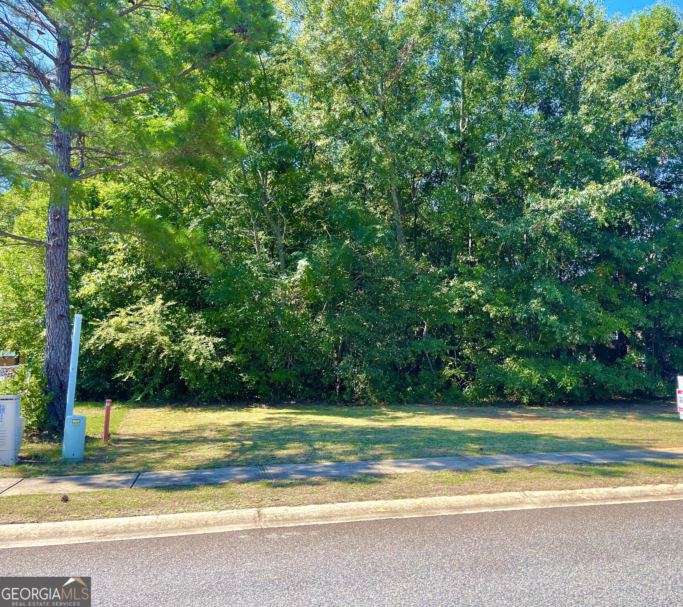 a view of a swimming pool and a yard