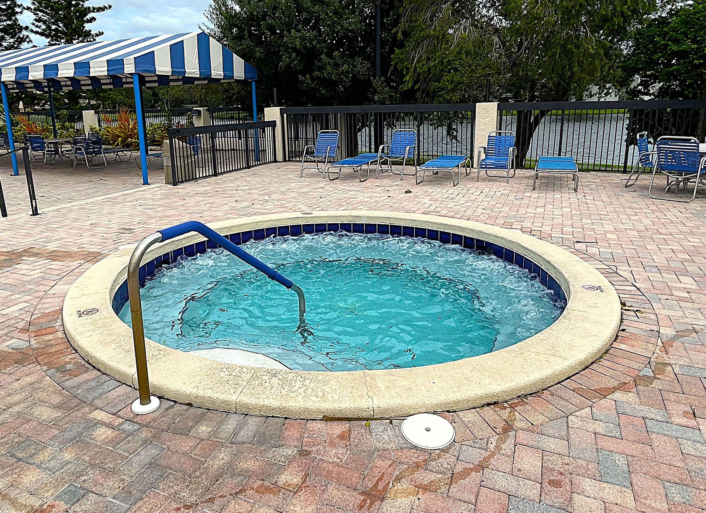 a view of outdoor space yard deck patio and swimming pool