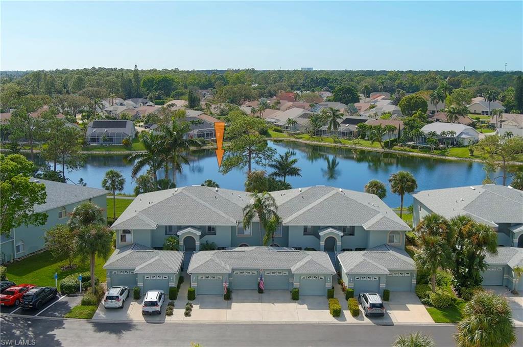 a view of a lake with outdoor space