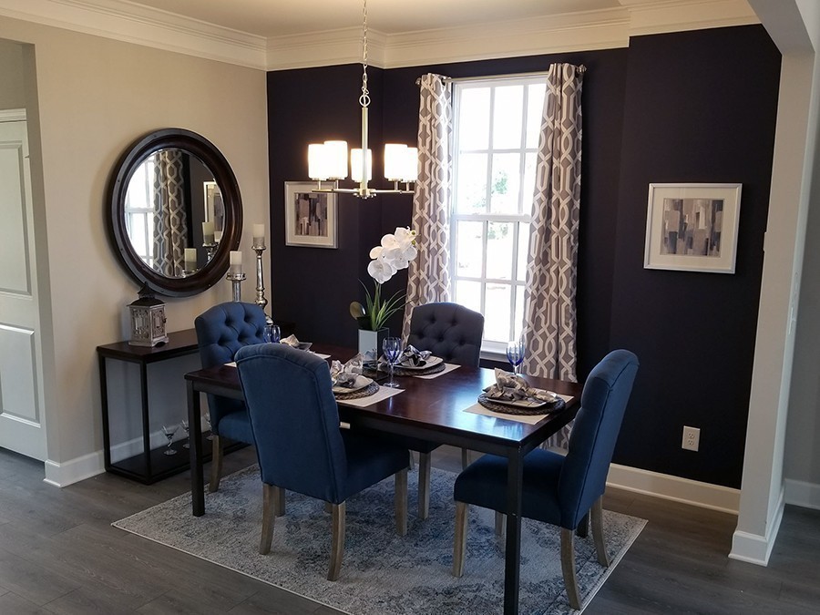 Media of decorated Westbrook Town Home is from a former decorated Model.  May show co optional color/options not available in the actual Westbrook Home being built. Formal Dining