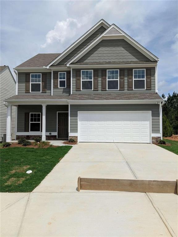 front view of house with a yard