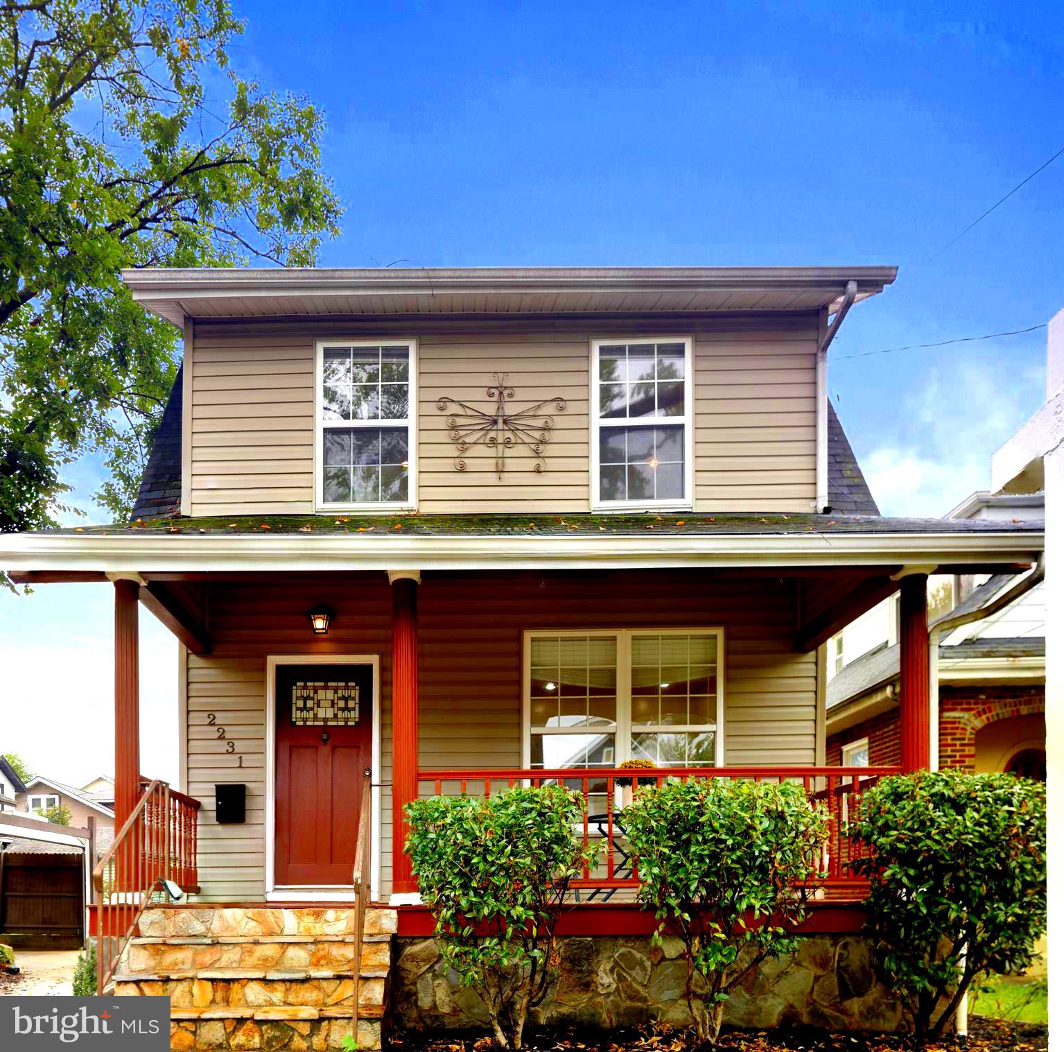 front view of a house