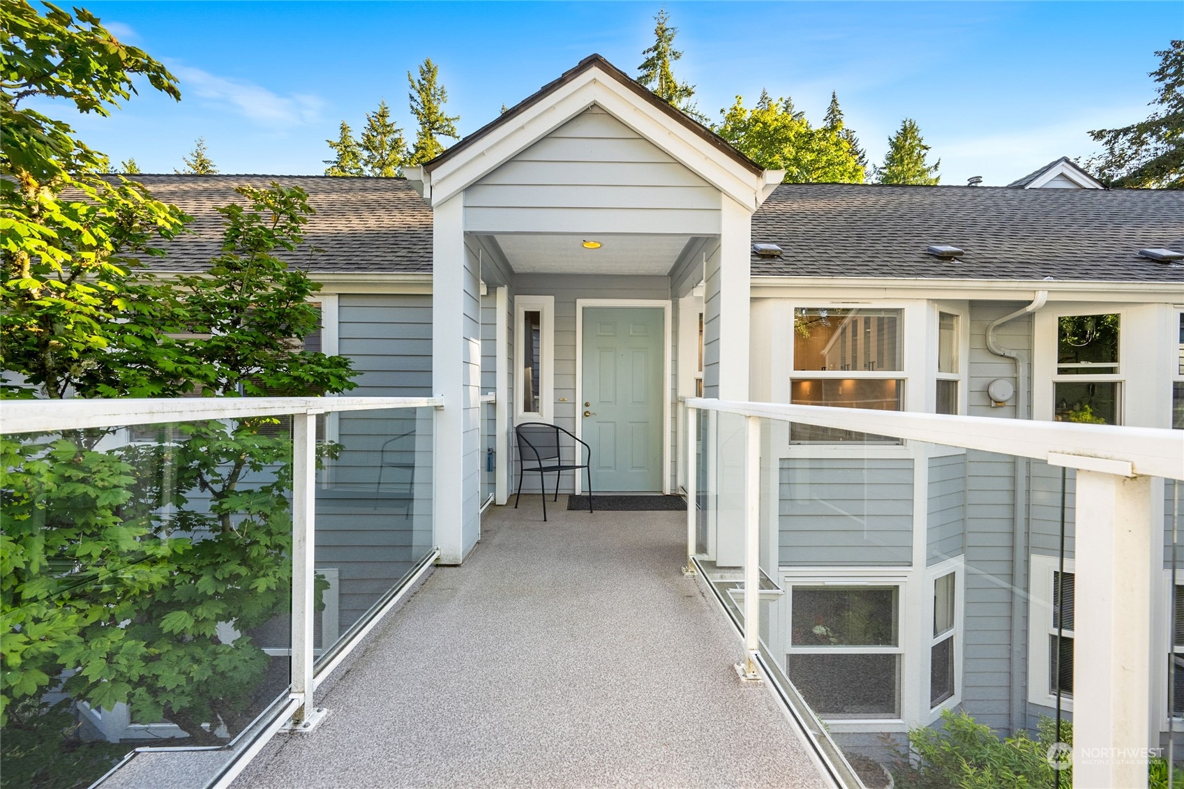 front view of a house with a porch