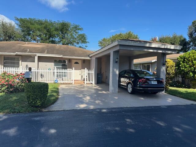 a car parked in front of a house